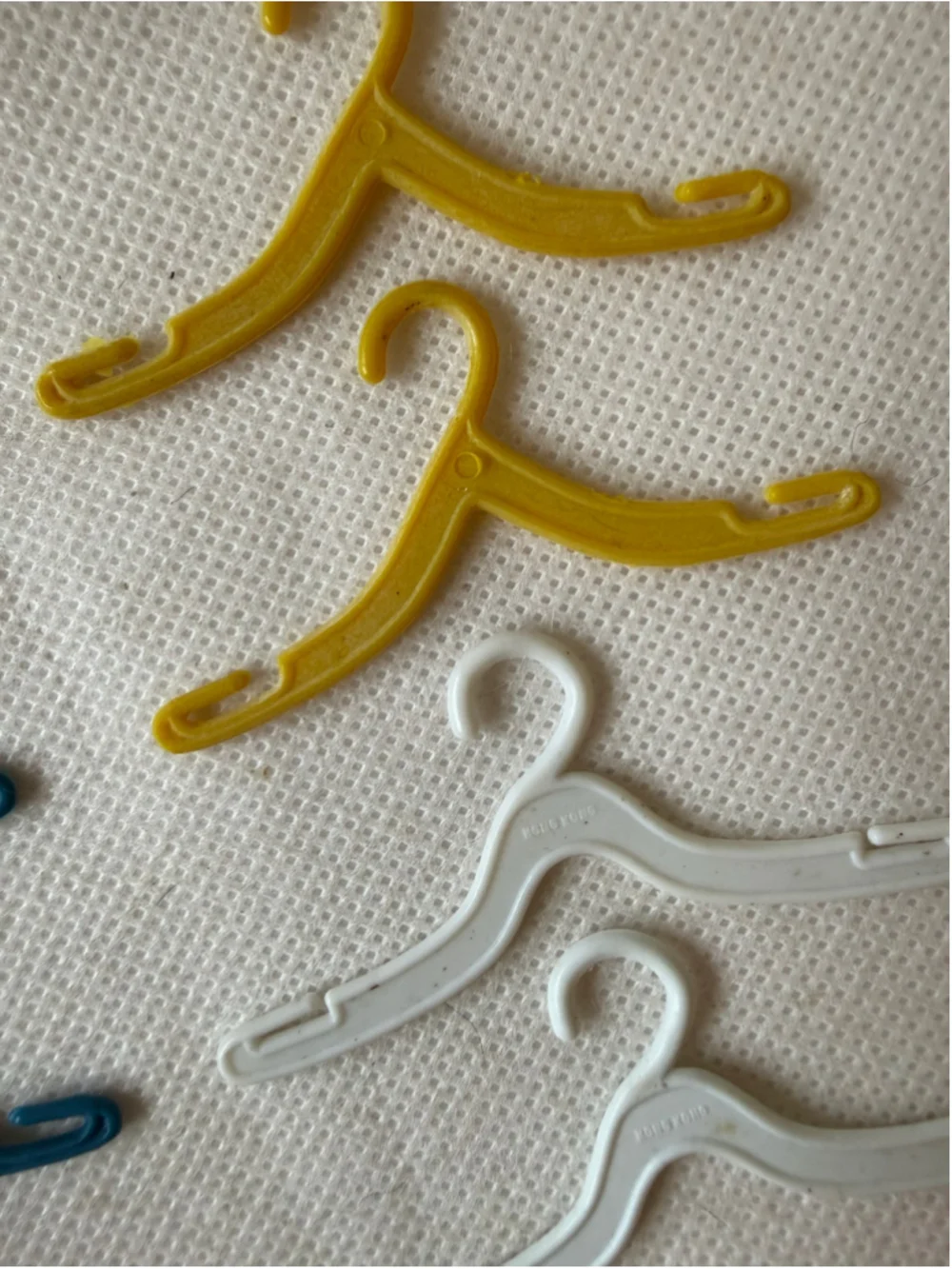 Vintage Lot of 9 Barbie - Clone -Doll Hangers accessories Plastic Hong Kong